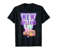 Illustration de la Ville de Tramway de la Nouvelle-Orléans T-Shirt