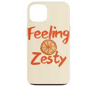 Illustration de la Vitamine C Tranche d'orange piquante Feeling Coque pour iPhone 13
