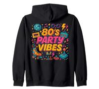 Illustration de l'ambiance rétro des années 80 Sweat à Capuche