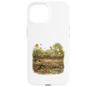 Illustration de l'écosystème Souterrain de la forêt Coque pour iPhone 15