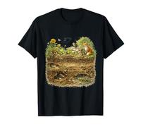 Illustration de l'écosystème Souterrain de la forêt T-Shirt