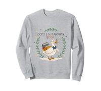 Illustration de Lecture d'une oie drôle, Oups, Un Autre Livre Sweatshirt
