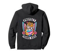 Illustration de l'égalité du Tigre ailé pour Enfants Trans Sweat à Capuche