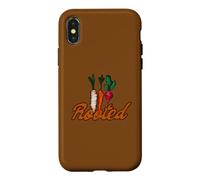 Illustration de légumes-Racines profondément enracinées Coque pour iPhone X/XS