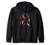 Illustration de légumes-Racines profondément enracinées Sweat à Capuche