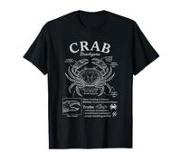 Illustration de l'encyclopédie Scientifique du Crabe T-Shirt