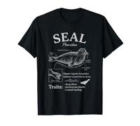 Illustration de l'encyclopédie Scientifique du Phoque T-Shirt