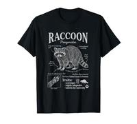 Illustration de l'encyclopédie Scientifique du Raton Laveur T-Shirt
