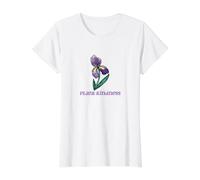 Illustration de l'iris Violet de la gentillesse des T-Shirt Graphique avec Valeur