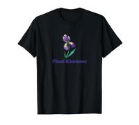 Illustration de l'iris Violet de la gentillesse des T-Shirt Graphique avec Valeur, Homme, Noir, M