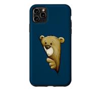 Illustration de l'ours timide l'ours au Coin de la Rue Coque pour iPhone 11 Pro Max