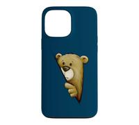 Illustration de l'ours timide l'ours au Coin de la Rue Coque pour iPhone 13 Pro Max