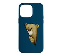 Illustration de l'ours timide l'ours au Coin de la Rue Coque pour iPhone 14 Pro Max