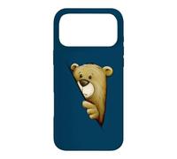 Illustration de l'ours timide l'ours au Coin de la Rue Coque pour iPhone 17 Pro Max
