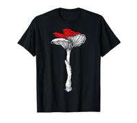 Illustration de Motif de Champignon d'oreille en Bois T-Shirt
