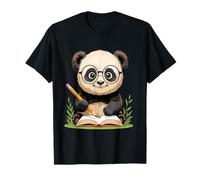 Illustration de Panda lisant Un Livre T-Shirt