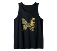 Illustration de papillon floral Fleurs et papillons Débardeur