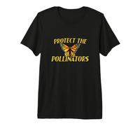 Illustration de Papillon monarque Protéger Les pollinisateurs T-Shirt Haut de Gamme