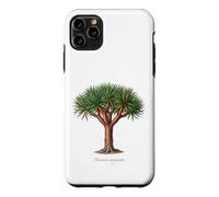 Illustration de Plante d'arbre Dragon Dracaena marginata Coque pour iPhone 11 Pro Max