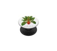 Illustration de Plante de Bette à carde Arc-en-Ciel Beta vulgaris subsp. cicla PopSockets PopGrip Adhésif