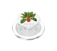 Illustration de Plante de Bette à carde Arc-en-Ciel Beta vulgaris subsp. cicla PopSockets PopGrip pour MagSafe