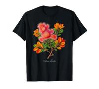 Illustration de Plante de Brousse de fumée Cotinus obovatus T-Shirt Graphique avec Valeur