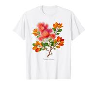 Illustration de Plante de Brousse de fumée Cotinus obovatus T-Shirt Graphique avec Valeur