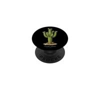 Illustration de Plante de Cactus Saguaro Carnegiea gigantea PopSockets PopGrip Adhésif