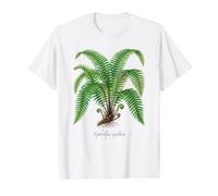 Illustration de Plante de fougère de Boston Nephrolepis exaltata T-Shirt Graphique avec Valeur