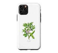 Illustration de Plante de Haricot Large Vicia faba Coque pour iPhone 11 Pro