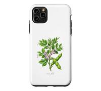 Illustration de Plante de Haricot Large Vicia faba Coque pour iPhone 11 Pro Max