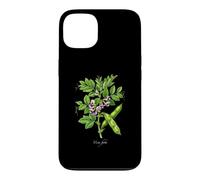Illustration de Plante de Haricot Large Vicia faba Coque pour iPhone 13