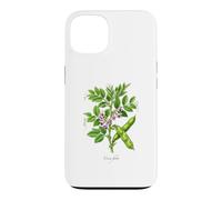 Illustration de Plante de Haricot Large Vicia faba Coque pour iPhone 13