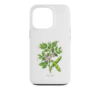 Illustration de Plante de Haricot Large Vicia faba Coque pour iPhone 13 Pro