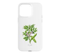 Illustration de Plante de Haricot Large Vicia faba Coque pour iPhone 15 Pro Max