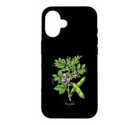 Illustration de Plante de Haricot Large Vicia faba Coque pour iPhone 16