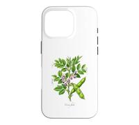 Illustration de Plante de Haricot Large Vicia faba Coque pour iPhone 16 Pro