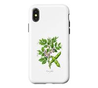 Illustration de Plante de Haricot Large Vicia faba Coque pour iPhone X/XS