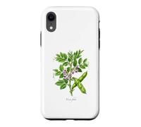 Illustration de Plante de Haricot Large Vicia faba Coque pour iPhone XR