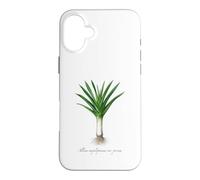 Illustration de Plante de poireau Allium ampeloprasum var. porrum Coque pour iPhone 16 Plus