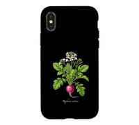 Illustration de Plante de Radis Raphanus sativus Coque pour iPhone X/XS