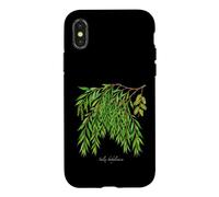 Illustration de Plante de Saule pleureur Salix babylonica Coque pour iPhone X/XS