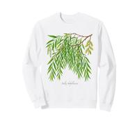 Illustration de Plante de Saule pleureur Salix babylonica Sweatshirt