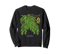 Illustration de Plante de Saule pleureur Salix babylonica Sweatshirt