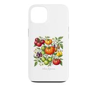 Illustration de Plante de Tomate Ancienne Solanum lycopersicum Coque pour iPhone 13