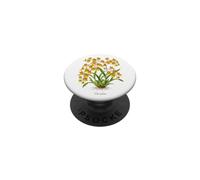 Illustration de Plante d'orchidée dansante Oncidium PopSockets PopGrip Adhésif