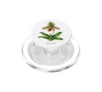 Illustration de Plante d'orchidée Paphiopedilum PopSockets PopGrip pour MagSafe