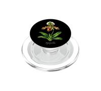 Illustration de Plante d'orchidée Paphiopedilum PopSockets PopGrip pour MagSafe