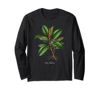 Illustration de Plante en Caoutchouc Ficus elastica Manche Longue