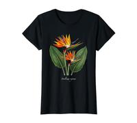 Illustration de Plante Oiseau de Paradis Strelitzia Reginae T-Shirt Graphique avec Valeur